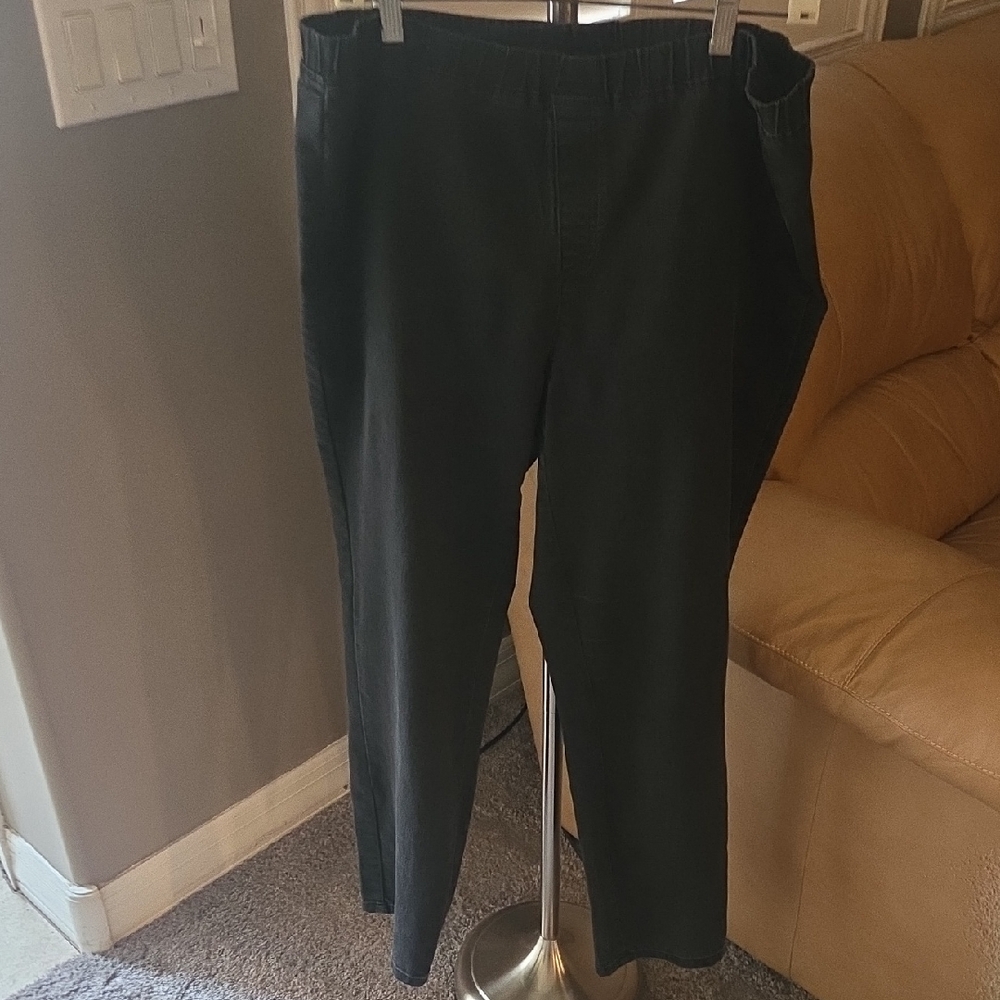 Karen Scott Men's Dark Gray Chinos
